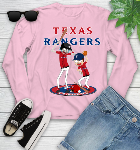 MLB Texas Rangers Rick And Morty Baseball 134