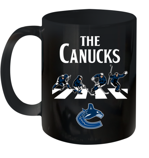 NHL Hockey Vancouver Canucks The Beatles Rock Band Shirt Ceramic Mug 11oz