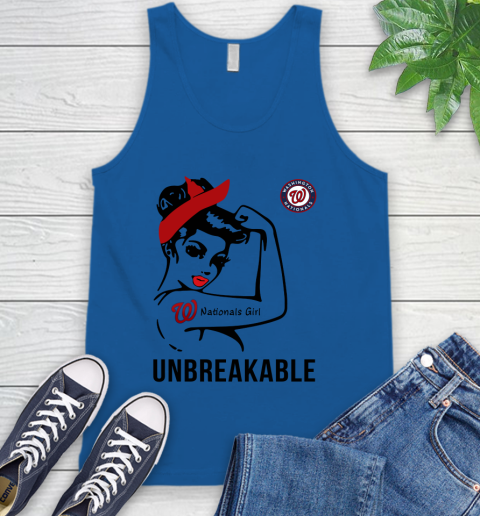 WASHINGTON NATIONALS MLB Toronto Blue Jays Girl Unbreakable Baseball Sports Tank Top 3