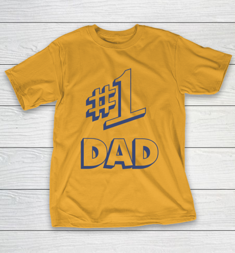Number 1 Dad #1 Dad T-Shirt 2