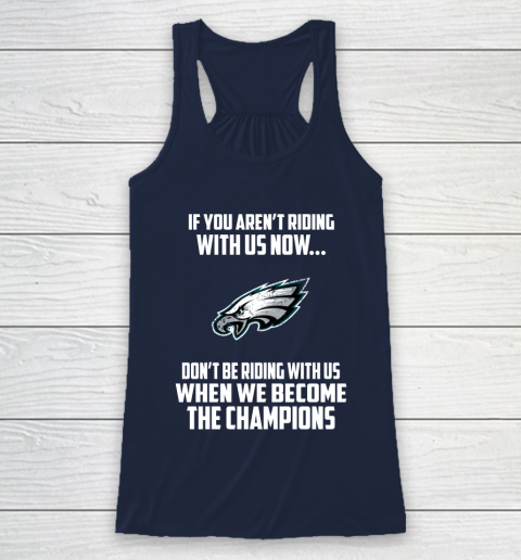 NFL Philadelphia Eagles Football We Become The Champions Racerback Tank 8