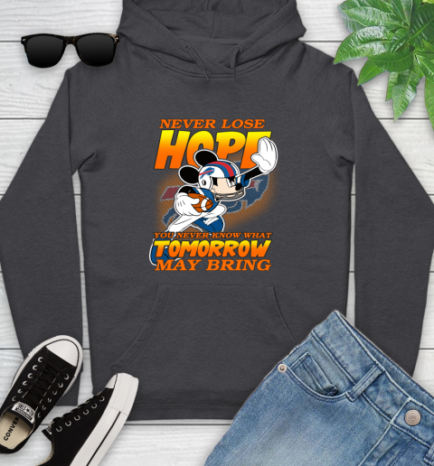 Buffalo Bills NFL Football Mickey Disney Never Lose Hope (1) Youth Hoodie 8