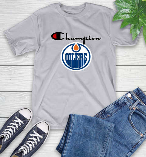 NHL Hockey Edmonton Oilers Champion Shirt T-Shirt 4