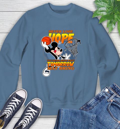 Memphis Grizzlies NBA Basketball Mickey Disney Never Lose Hope Sweatshirt 8