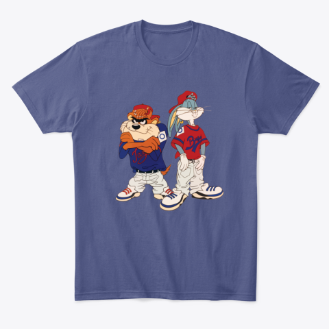 2blo bugs and taz kriss kross tshirt classic t shirt 2 front purple