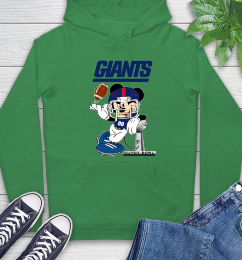 NFL newyork giants Mickey Mouse Disney Super Bowl Football T Shirt Hoodie 8