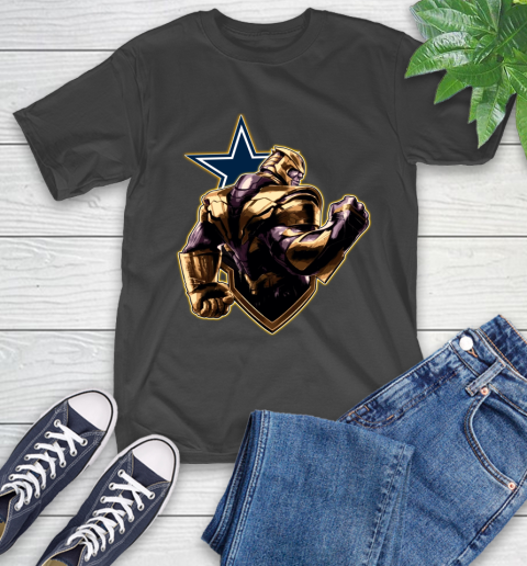 NFL Thanos Avengers Endgame Football Sports Dallas Cowboys T-Shirt 2