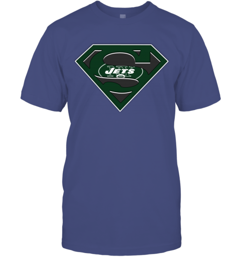 NFL New York Jets LOGO Superman go19 nfl new york jets logo superman classic t shirt 2 front purple