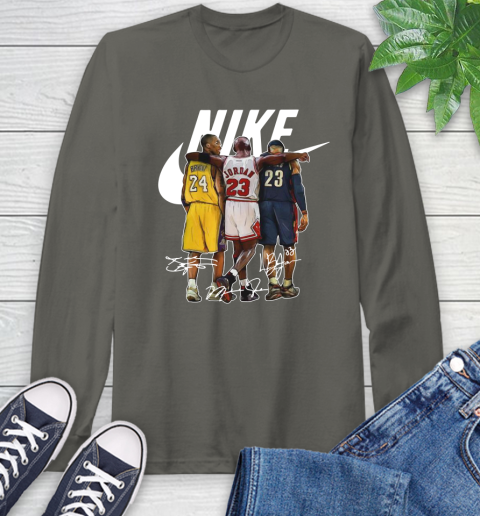 Kobe Bryant Michael Jordan And LeBron James Nike Shirt Tee For
