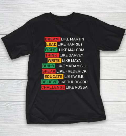 Black History Month African American Country Celebration Youth T-Shirt