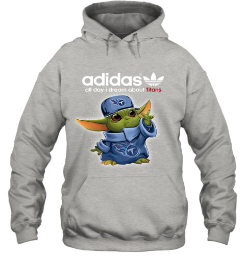 Baby Yoda Adidas All Day I Dream About Tennessee Titans Youth