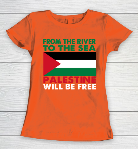 From The River To The Sea Palestine Will Be Free Women's T-Shirt 3