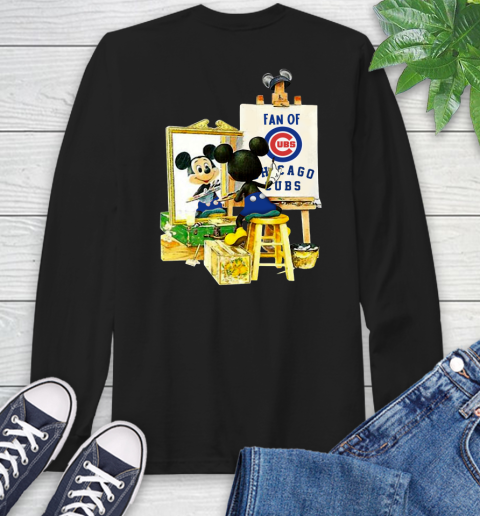 MLB Baseball Chicago Cubs Mickey Drawing Shirt 54