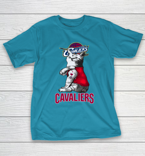 NBA Basketball My Cat Loves Cleveland Cavaliers T-Shirt 7