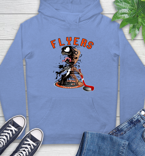 NHL Philadelphia Flyers Hockey Venom Groot Guardians Of The Galaxy Hoodie 11