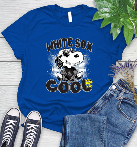 MLB Baseball Chicago White Sox Cool Snoopy Shirt Women's T-Shirt 10