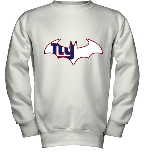 We Are The New York Giants Batman NFL Mashup Youth Sweatshirt
