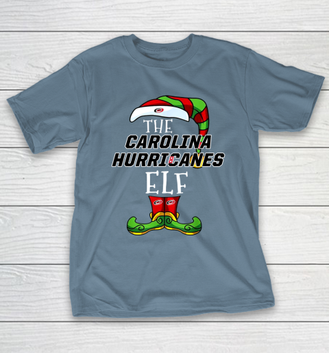Carolina Hurricanes Christmas ELF Funny NHL T-Shirt 6