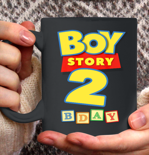 Toy Blocks Boy Story 2 Year Old Birthday Ceramic Mug 11oz