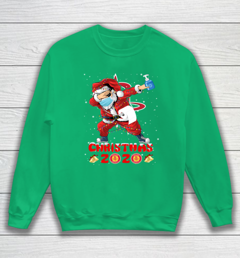 Houston Rockets Funny Santa Claus Dabbing Christmas 2020 NBA Sweatshirt 5