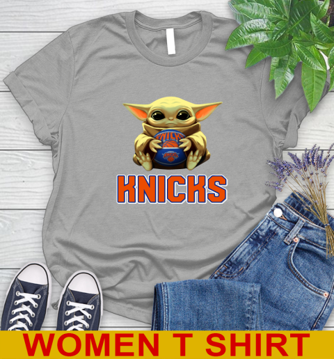 NBA Basketball New York Knicks Star Wars Baby Yoda Shirt 99