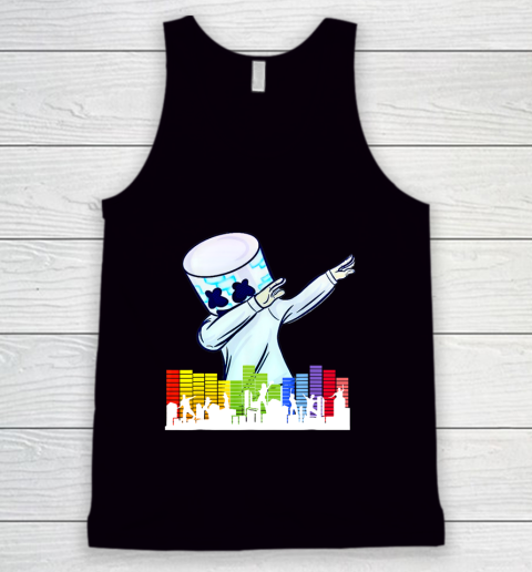All I Want For Christmas Is Marshmallow Dancing DJ Love Tank Top