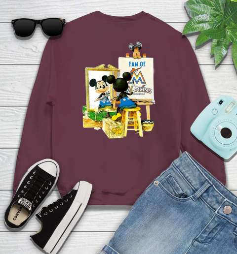 MLB Baseball Miami Marlins Mickey Drawing Shirt 108