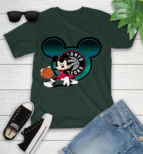 NBA Toronto Raptors Mickey Mouse Disney Basketball Youth T-Shirt 5