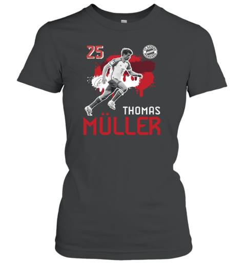 25 Thomas Muller Fc Bayern Munchen Women's T-Shirt