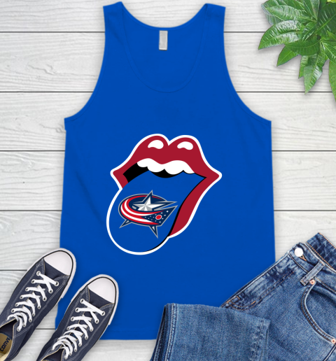 Columbus Blue Jackets NHL Hockey Lips I Root For My Team Adoring Fan 74