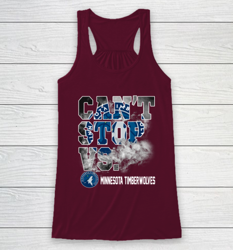 NBA Minnesota Timberwolves Basketball Can't Stop Vs Racerback Tank 2