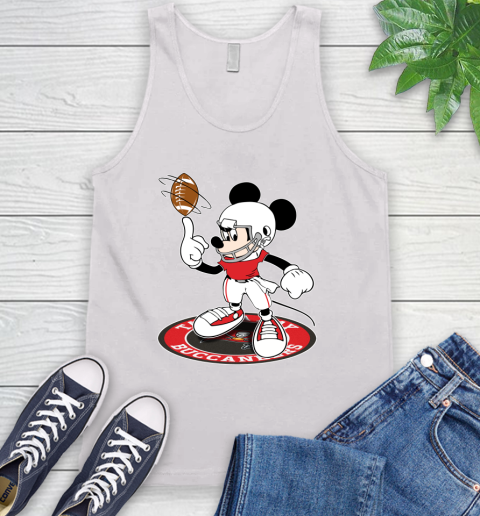 NFL Football Tampa Bay Buccaneers Cheerful Mickey Disney Shirt Tank Top 2