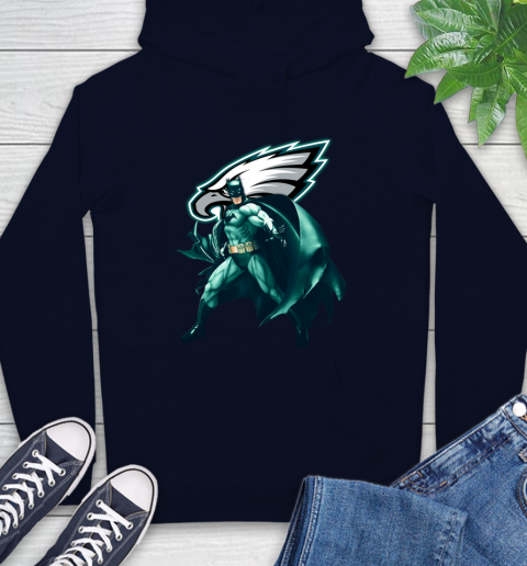 NFL Batman Football Sports Philadelphia Eagles Hoodie 4