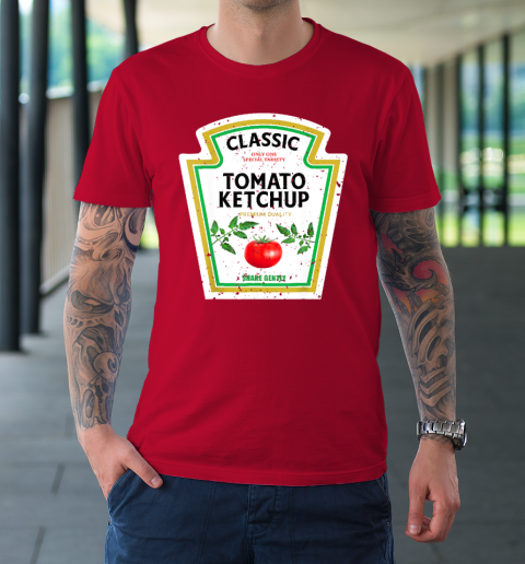 Ketchup Halloween 2022 Costume Matching Couple Mustard Mayo T-Shirt 8