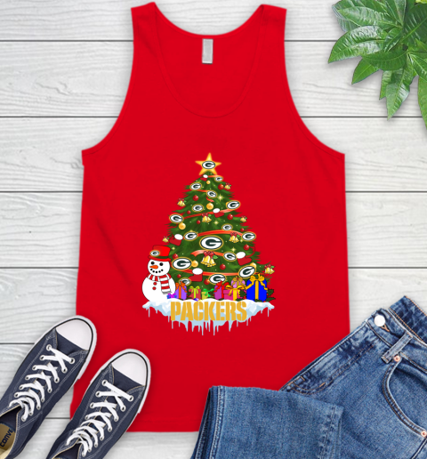 Green Bay Packers Merry Christmas NFL Football Sports Tank Top 6