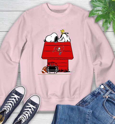 Tampa Bay Buccaneers NFL Football Snoopy Woodstock The Peanuts Movie Sweatshirt 9