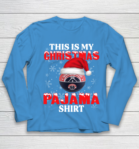 Washington Wizards This Is My Christmas Pajama Shirt NBA Youth Long Sleeve 5