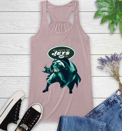 NFL Batman Football Sports New York Jets Racerback Tank 11