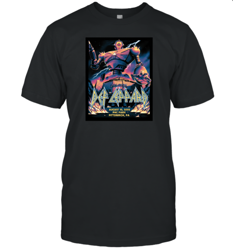 Def Leppard Pittsburgh August 12, 2022 The Stadium Tour Unisex Jersey Tee