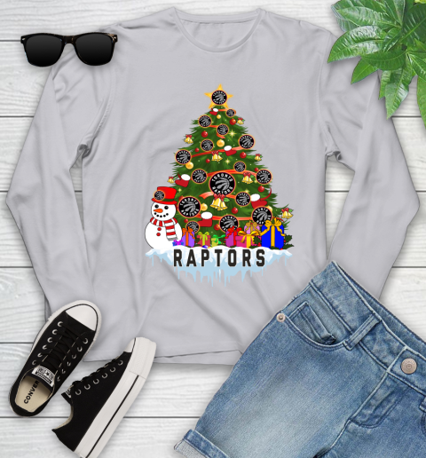 Toronto Raptors Merry Christmas NBA Basketball Sports Youth Long Sleeve 5