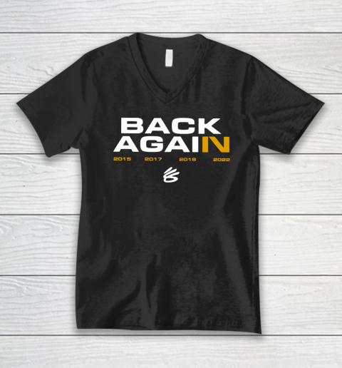 Back Again Warriors V-Neck T-Shirt