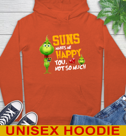 NBA Phoenix Suns Makes Me Happy You Not So Much Grinch Basketball Sports Hoodie 4