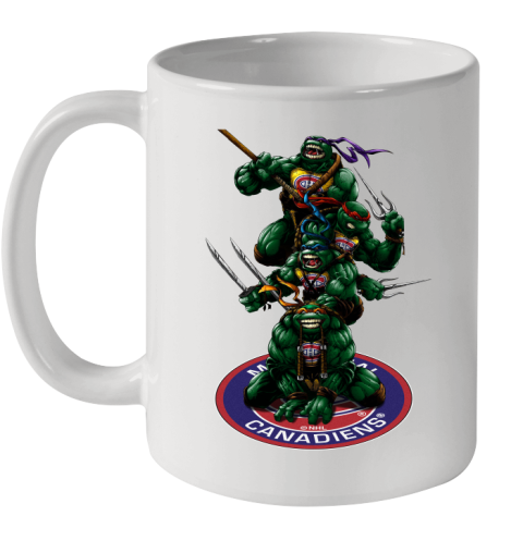 NHL Hockey Montreal Canadiens Teenage Mutant Ninja Turtles Shirt Ceramic Mug 11oz