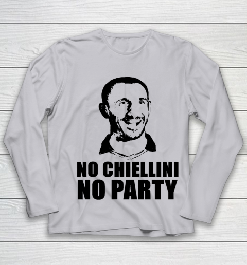 No Chiellini, No Party Italia Champion Euro Player Youth Long Sleeve 3