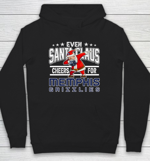 Memphis Grizzlies Even Santa Claus Cheers For Christmas NBA Hoodie