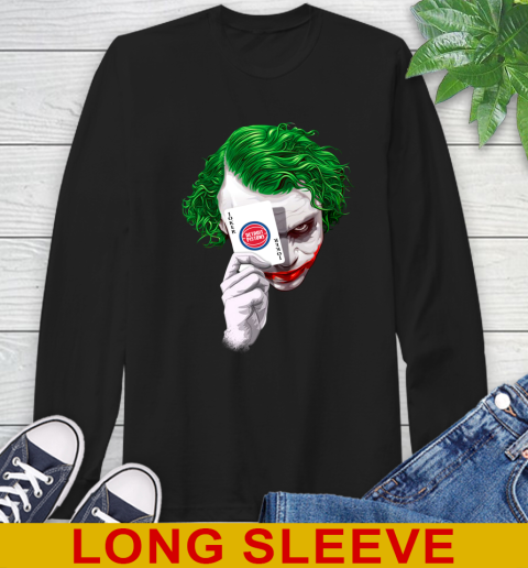 Detroit Pistons NBA Basketball Joker Card Shirt Long Sleeve T-Shirt