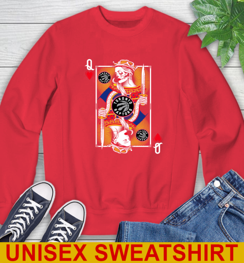 NBA Basketball Toronto Raptors The Queen Of Hearts Card Shirt Sweatshirt 12