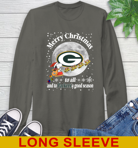 Green Bay Packers Merry Christmas To All And To Packers A Good Season NFL Football Sports Long Sleeve T-Shirt 10