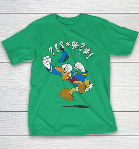Disney Mickey And Friends Donald Angry Jump Youth T-Shirt 3