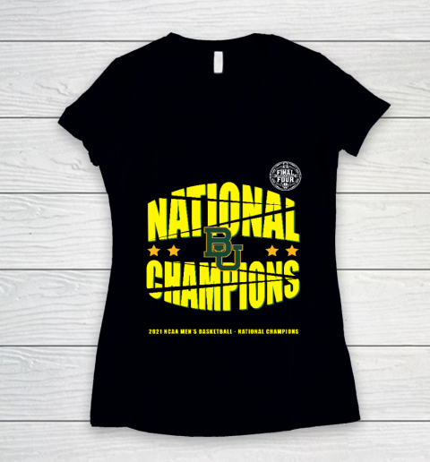 Baylor National Championship Final Four Women's V-Neck T-Shirt